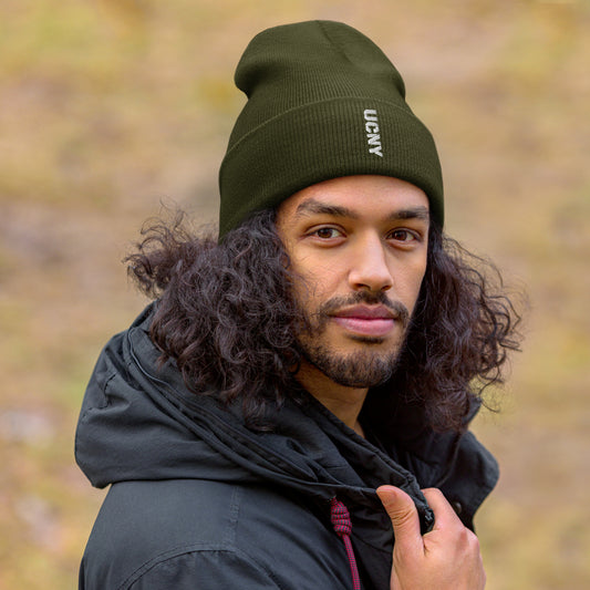 Urban Combat Embroidered Cuffed Beanie