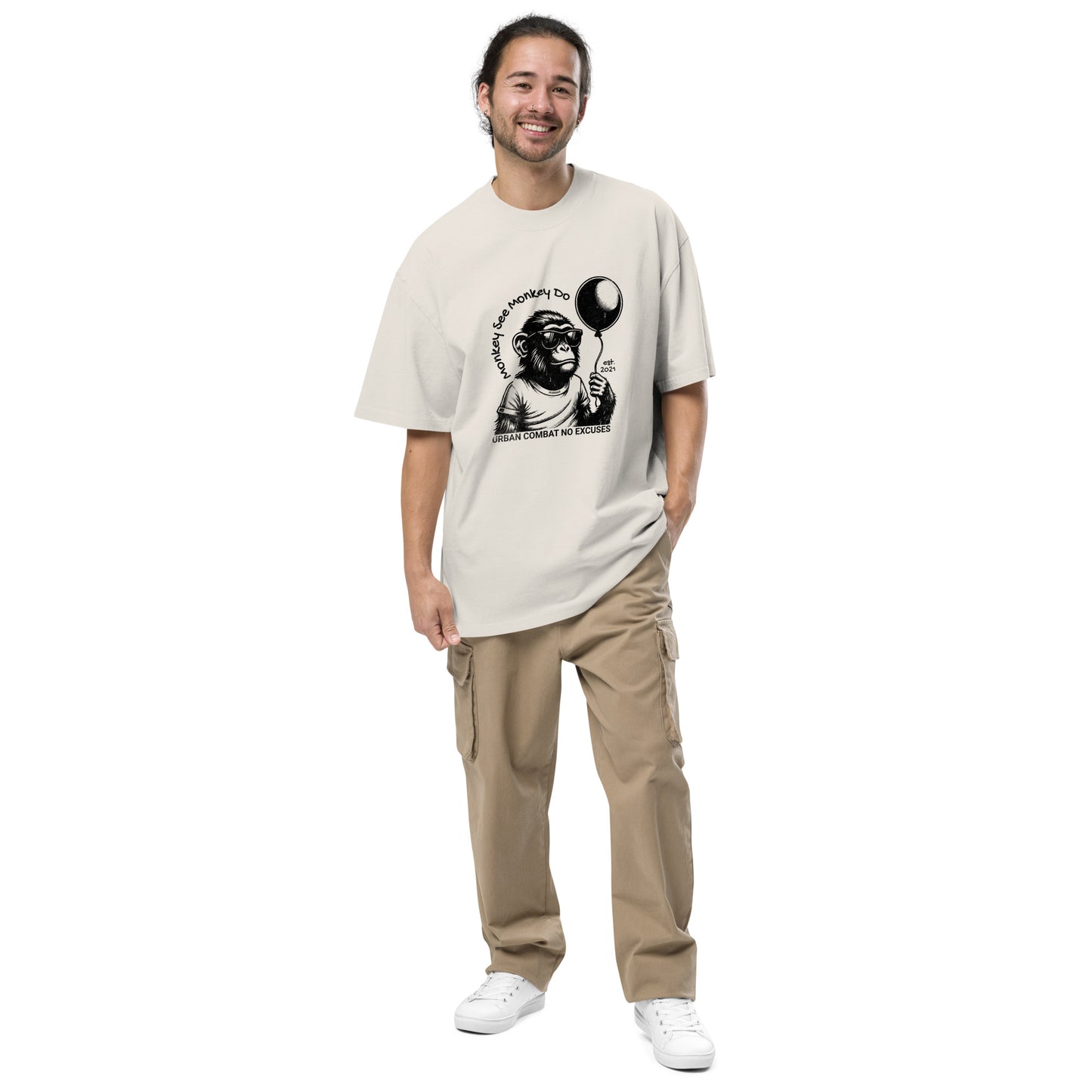 Urban Combat Over sized Monkey See t-shirt