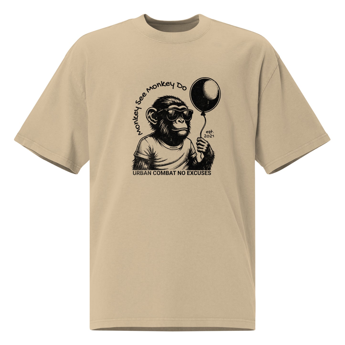 Urban Combat Over sized Monkey See t-shirt