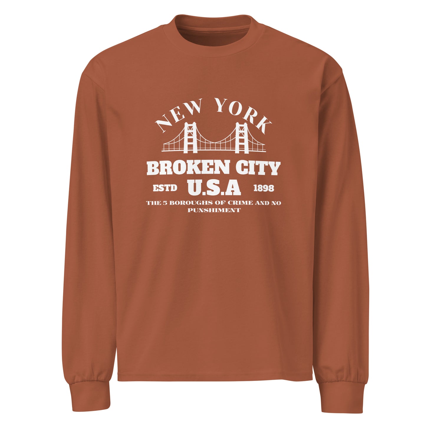 Urban Combat NYC Premium heavyweight long sleeve shirt