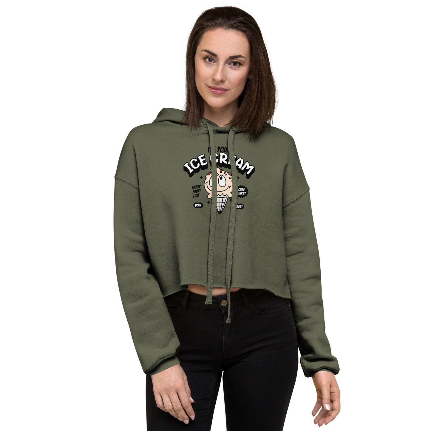 Urban Ladies Combat Crop Hoodie