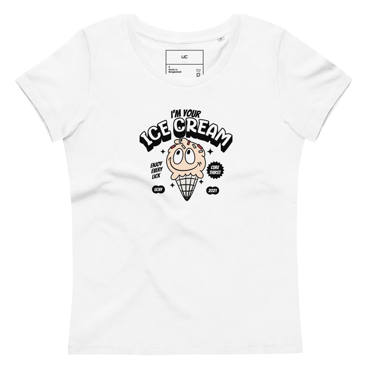 Women's fitted eco tee I'm Your Ice Cream